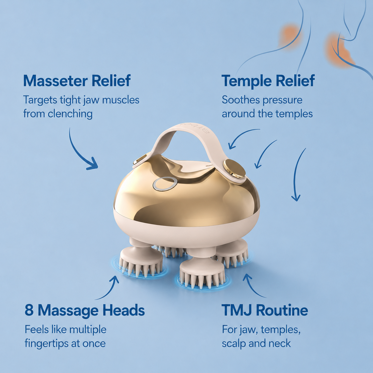 JawVana™ Jaw, Temple & Scalp Tension Massager