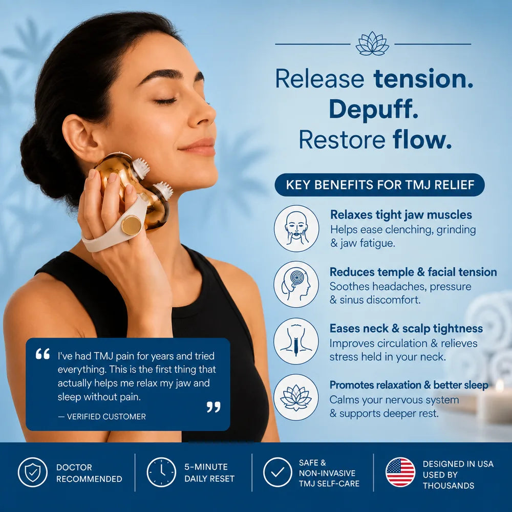 JawVana™ Jaw, Temple & Scalp Tension Massager